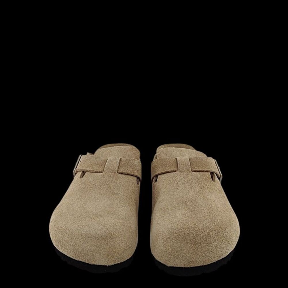 Quince Water Repellent Suede Clog Mule Dune Shoes 9